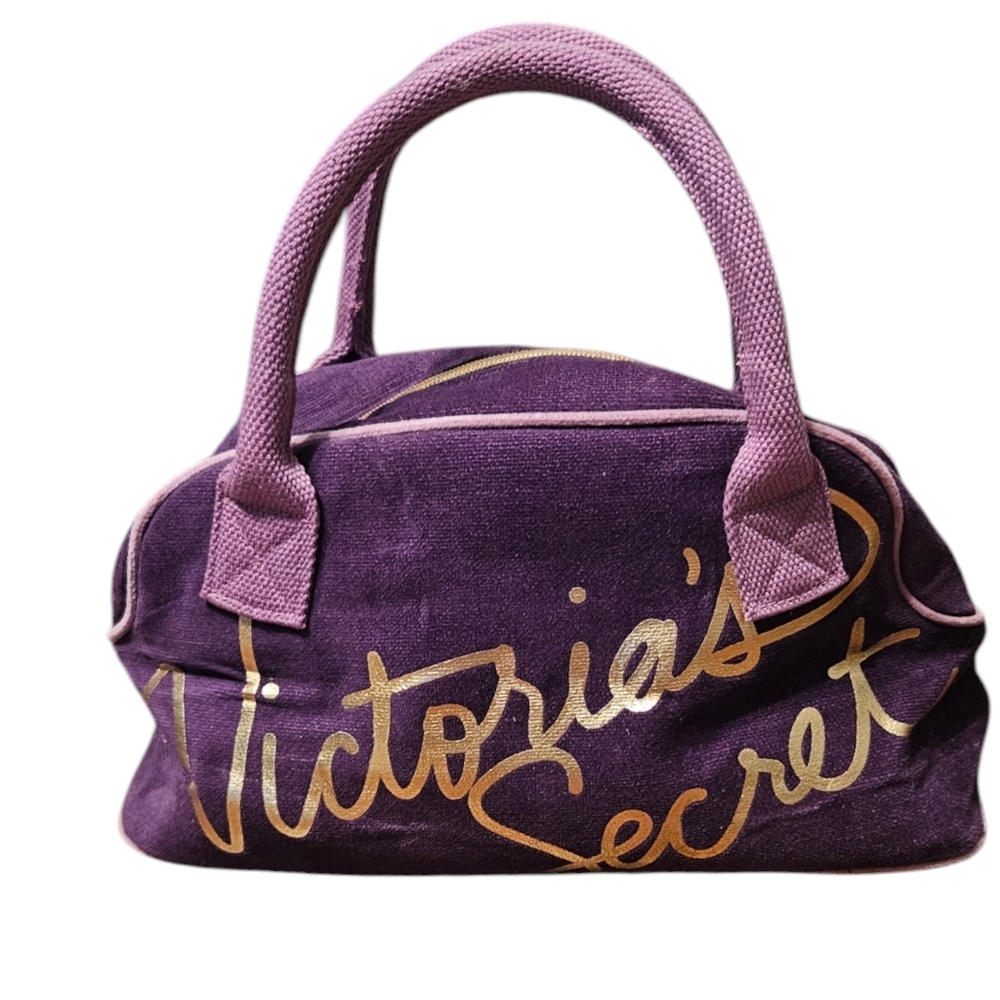 Victoria's Secret Satchel Bag Purse Zip Close Double Handle
